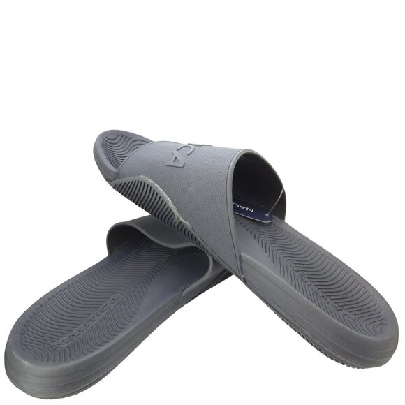 NAUTICA Men's Timra Navy Mono US 12 Sandals Slide New - Picture 2 of 6